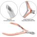 Cuticle Nippers and Cuticle Pusher Manicure Tools Set - Professional Cuticle Trimmer Nail Cuticle Remover Cutter Clippers Tool for Gel Nail Art Fingernails Toenails Spa(RoseGolden) - Buy Online on GoSupps.com