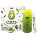 KAYFOOD Matcha Lemonade Premium Korean Green Tea & Lemon Juice Powder mix 0.1oz/5g x 20 stick packs (3.53oz/100g) with Gift Bottle Sugar Free Diet macha green tea ade matchamix