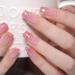 Glitter Nail Polish Pink Nail Varnish Shimmering Sparkly Shine Quick Dry Nail Polish Long Lasting Nail Polish Natural Oil Based No Need Cure Nail Polish Nail Art for Girls Women DIY at Home - Buy Online on GoSupps.com