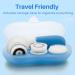 LAVO Facial Cleansing Brush - Electric Spin Scrubber for Face - Exfoliating Cleanser Blue/White - Buy Online on GoSupps.com
