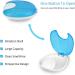 2-Pack of Press Retainer Case Portable Denture Box Braces Denture Retainer Easy to Carry Suitable for Dentures Braces (Pink&Blue) - Buy Online on GoSupps.com