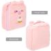 Healvian Plush Period Tampon Pouch & Makeup Bag - Pink Cartoon Coin Purse for Girls & Women - Buy Online on GoSupps.com