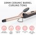 Carmen C81050 Noir 19mm Ceramic Barrel Curling Tong in Black/Rose Gold - Hair Curler - Buy Online on GoSupps.com