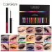 16 Colors Neon Eyeliner Pen Set - Watermatte Glitter Fast Drying Colorful Eye Makeup - Buy Online on GoSupps.com
