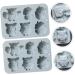 Milisten Candle Molds 2 Pcs Baking Cake Mold 3D Silica Gel Simple Candle Cupcakes 19.9x13.8cm Blue - Buy Online on GoSupps.com