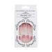 Brishow Pink White Gradient Press On Nails | Ballerina Acrylic Full Cover 24 Pieces for Women & Girls - Buy Online on GoSupps.com