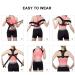 YAKAON Posture Corrector for Men and Women Premium Back Brace Support Straightener with Adjustable Shoulder Straps to Eliminate Shoulder Neck and Back Pain (L) Black-L: 27"- 36" - Buy Online on GoSupps.com