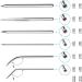 Sonku 8 Pack Paracord FID Lacing Needles Set with Smoothing Tool - Stainless Steel Stitching Set for Paracord Bracelet, Leather Weaving - 8 Sizes - Silver - Buy Online on GoSupps.com