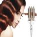 Professional Perm Splint Hair Wave Wand - Tourmaline Ceramic Triple Barrel Crimper with Fast Heating & Adjustable Temperature for Perfect Waves - Buy Online on GoSupps.com
