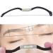 Eyebrow Mapping Tool - Precision Schablon Lineal for Perfectly Shaped Brows | Microblading Scale & Measuring Thread - Black - Buy Online on GoSupps.com
