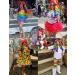 ColorGround Long Curly Cosplay Wig with Rainbow Ponytails - Vibrant Style for Costume Play - Buy Online on GoSupps.com