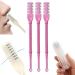 2-in-1 Nasal Hair Cutter Manual Double Sided Nose Hair Knife 2024 Upgraded Nostril Hair Remover Tool 360 Rotating Nose Hair Trimmer for Women Men (Pink)