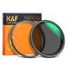 K&F Concept 67mm Magnetic Variable ND Filter ND2-ND32 (1-5 Stops) + Magnetic Filter Adapter Ring Filter Kit, No X Cross Adjustable Neutral Density Filter with 28 Multi-Layer Coatings Waterproof