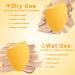 Uranian Makeup Sponges Set - 2 Pcs Yellow Foundation Blending Beauty Sponges for Women & Girls | International Shipping Available - Buy Online on GoSupps.com