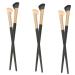 Baluue 6 Pcs Eyebrows Brush Concealer Brush under Eye Eyeliner Brushes Brow Brushes for Eyebrows Horse Hair