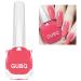 Pink Nail Polish Nail Varnish Bright Pink Quick Dry Breathable French Manicure Natural Elegant Pearl Hot Pink Non-toxic No UV Needed Nail Polish for Woman Home DIY Nail Art Gift