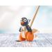 Selecta 62071 Pingo push-along figure push-along and pull-along toy made of wood 13 cm multicolored single