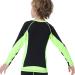 Doomiva Boys Long Sleeve Thermal Top - Black & Fluorescent Green, 11-12 Years - Buy Online on GoSupps.com
