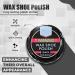 2 x Black Wax Shoe Polish 2 x Brown Wax Shoe Polish 50ML | Pack of 2 Each Water Resistant High Quality Smooth Shiny Polish Protection and Nourishing Shoe Care Cream Traditional Tin for Leather Shoes - Buy Online on GoSupps.com