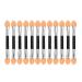 Double Head Eyeshadow Brush Sponge Makeup Tool Powder Sponge Stick Beginner Makeup Tool Set of 12 Facial Cleaning Brush for Face
