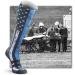 MudGear Premium Compression Socks - Special Edition for Run, Hike, Trail, Recovery - Medium Blue Line - Buy Online on GoSupps.com