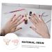 Didiseaon 2pcs Shell Ring Palette - Devil Horns Nail Art Mixing Plates for Gel Polish & Manicure Tools - Buy Online on GoSupps.com