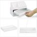 Relaxdays Small Make-Up Organizer - 2-Part Acrylic Storage with Lipstick Holder & 4 Drawers White - 19x24x13.5 cm - Buy Online on GoSupps.com