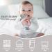 BPA-Free Baby Silicone Teether Dinosaur Pacifiers for Babies 0-12 Months - Teething Relief Toy Gift Set in Grey - Buy Online on GoSupps.com