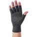 Buy Arthritis Gloves for Men & Women | Fingerless Compression Gloves for Rheumatoid & Osteoarthritis Relief - Stylish Grey (M - Buy Online on GoSupps.com