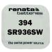 Strip of 10 Genuine Fresh Renata 394 SR936SW Swiss Made Silver 1.55v Batteries