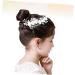 Ipetboom Wedding Rhinestone Wedding Headpiece Hair Combs for Women Rhinestone Bridal Comb Bridal Hairpin Pearl Hair Barrettes Bridal Headpieces for Wedding Tiara Bride Accessories Sweet - Buy Online on GoSupps.com
