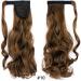 iLUU Wrap Around Ponytails Clip on Curly Wavy Hair Extension 18 Inch Fashion Brown Color Clip in Hairpiece Heat Resistent Synthetic Pony Tail Hair Extensions 100g Ponytail for Women Girl #10-golden brown - Buy Online on GoSupps.com