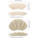 Heel Cushion Pads - 4 Pairs Inserts for Men and Women Shoes - Heel Grips and Protectors - Buy Online on GoSupps.com