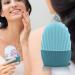 Fovolat Silicone Ice Roller - Shells Shape Ice Facial Cube Face Ice Roller Reusable Cube Ice Roller for Face Eye for Skin Care Tools Blue - Buy Online on GoSupps.com