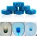 10 Blue Bubble Toilet Bag Automatic Flush Toilet Essence Toilet Cleaner Toilet Deodorant Block - Buy Online on GoSupps.com