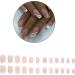 24Pcs French Tip Press On Nails Long Square Fake Nails French Acrylic Nails White Nail Tip Artificial Nails for Women Long Press On Nails Acrylic Nails Glossy False Nails Women and Girls Nail - Buy Online on GoSupps.com