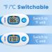 Digital Thermometer for Adults & Kids - Fast & Accurate Fever Reading for Oral, Armpit & Rectal Use - Flexible Tip & Waterproof - Large LCD Display - Ideal for Home Use - Termometro - Buy Online on GoSupps.com