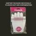 3 Pairs (2 Gloves) White Cotton Legend Gloves for Dry Hand Eczema Moisturizing - Women's Size | Stretchable Nighttime Gloves - Buy Online on GoSupps.com