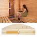 KIMISS Garden Entertainment Sauna Timer 32 X 11 X 5 15 Minutes Timer Hourglass Clock for Sauna Room Home Decoration