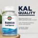 KAL Magnesium 400 mg Broad Spectrum Supplement - Chelated Magnesium Citrate Malate Lysinate Tartrate Lactate Orotate Complex for Better Absorption - Vegetarian 60 Tablets 30 Servings - Buy Online on GoSupps.com