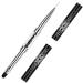 LEQ 1Pcs Dual-ended Nail Design Brush Rhinestone Handle UV Gel Nail Brush Professional Nail Art Tools Black