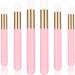 20 Pieces Lash Shampoo Brushes, Peel Off Blackhead Brush Remover Tool, Nose Pore Deep Cleaning Brush, Facial Cleansing Brushes, Eyelash Extensions Blackhead Brush Washing Brush (Pink)