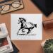 Buy 2 x Microfiber Cleaning Cloths - Horse Galloping Design | Eco-Friendly Multi-Purpose Cleaning | International Shipping Available - Buy Online on GoSupps.com