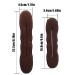 Cuhza 4-Piece Magical Hair Knot Set - Upgraded Hair Bun Maker Clips | Donut Styling Tool (2 Large 2 Small) - Perfect Hair Twist Curler & Holder (Brown) - Buy Online on GoSupps.com