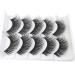 Elocoise 3D False Eyelashes - 5 Pairs Reusable Handmade Eye Makeup (3D-10) | Shop Internationally - Buy Online on GoSupps.com