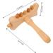 Wood Roller Massager - Manual Gua Sha Tool for Acupuncture Cellulite & Lymph Drainage Therapy - Effective Fascia & Neck/Back Massage Device - Buy Online on GoSupps.com