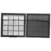 NOLITOY 2pcs Eye Shadow Box Blush for Cheeks Empty Eyeshadow Case Eyeshadow Sub Plate Supplies Travel Pack 9.5X9.5X1.5CM As Shown