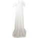 BUOYDM Maternity Photo Shoot Dress for Elegant Pregnancy Photography Props - White - Buy Online on GoSupps.com