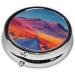 Buy Long Trail Portable Metal Pill Box - Round Mini 3-Compartment for Travel | Durable & Stylish Design Perfect for Small Pills - Buy Online on GoSupps.com