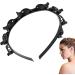 Double Layer Headband - Thin Headband With Clips Double Bangs Hairstyle Hairpin For Curly Straight Thick Hair - Buy Online on GoSupps.com